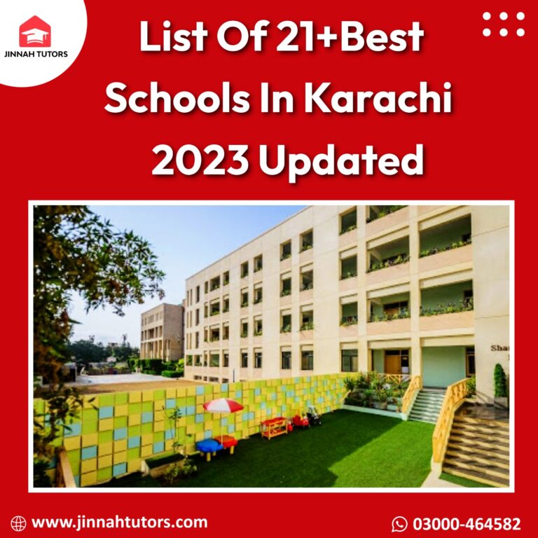 list of 21 best schools in karachi. home tutor